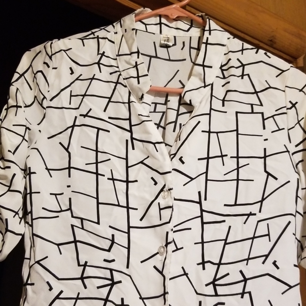 Button down womens blouse - Picture 2 of 2
